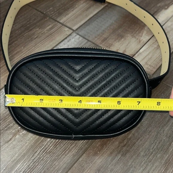 Y2K Steve Madden Adjustable Black Quilted Belt Bag #contemporary #y2k - Picture 6 of 7